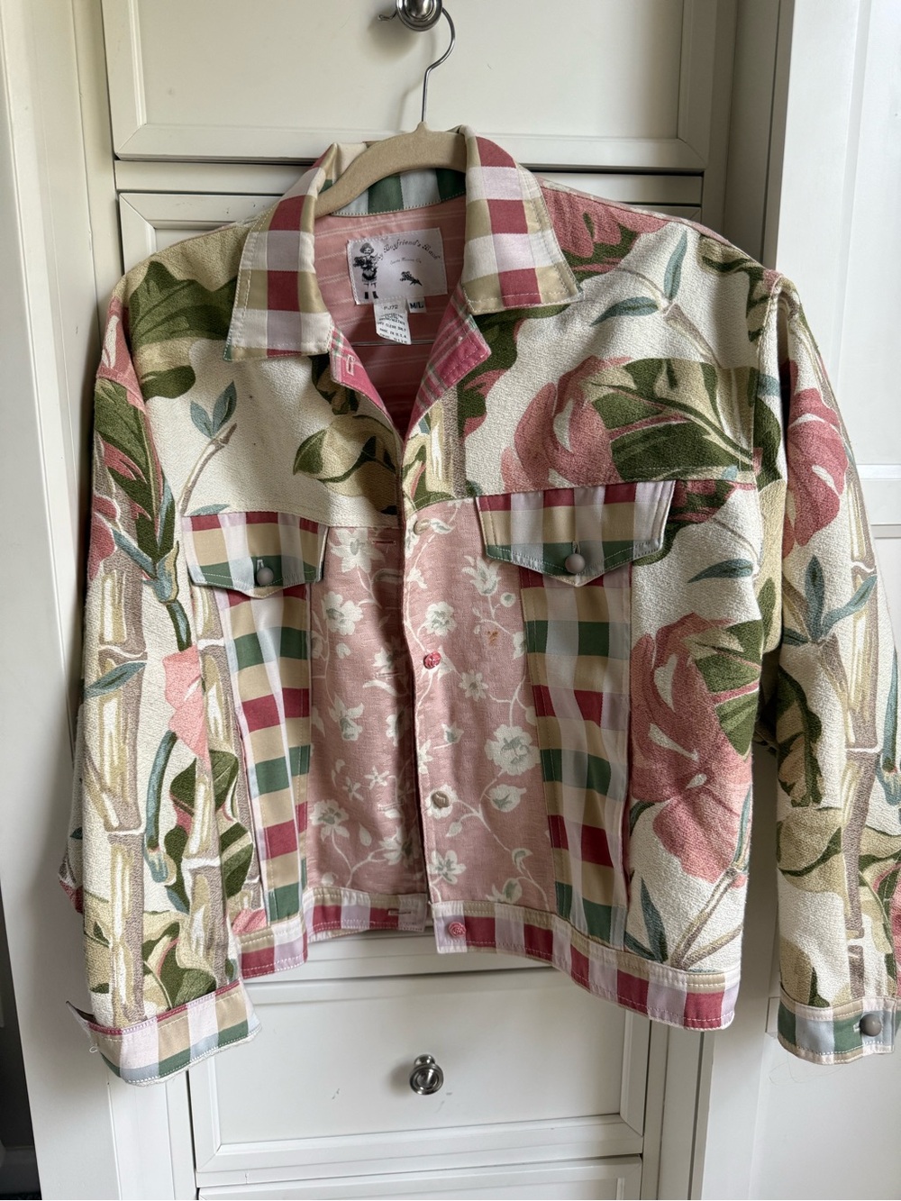 VINTAGE FLORAL Bomber Jacket